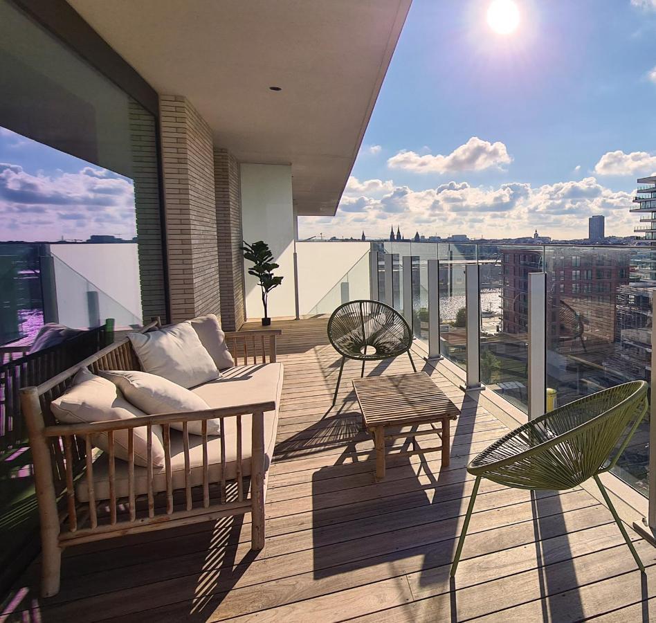 Central Park Tower Sea View Residence With Pool And Gym Ostende Exterior foto